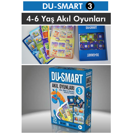 Du-Smart Akıl ve Zeka Oyunları 3 (4-6 Yaş)