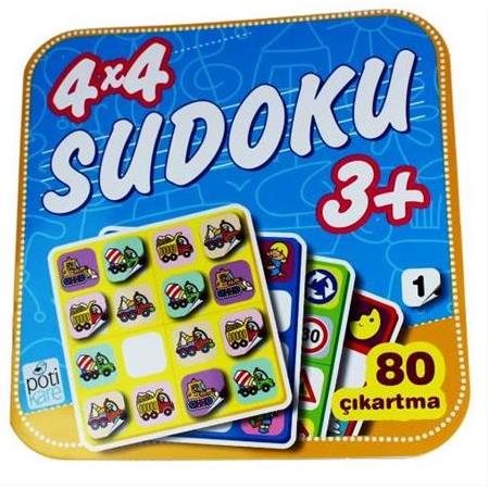 3 Yaş Çıkartmalı Sudoku 1