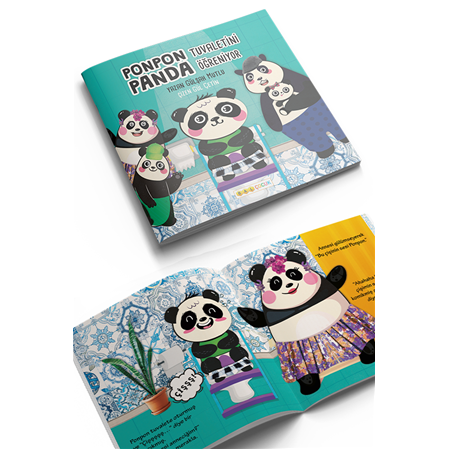 Ponpon Panda Tuvaletini Öğreniyor Kitabı Gülşah Mutlu