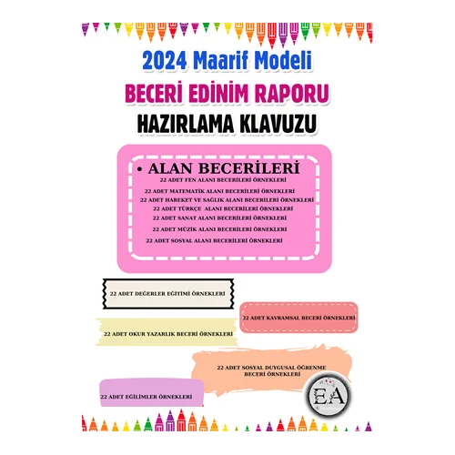 Maarif Modeli Gelişim Raporu Beceri Edinim Formu Hazırlama Kılavuzu
