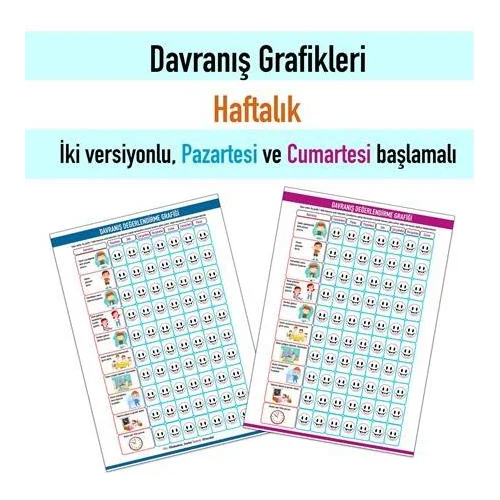Davranış Değerlendirme Grafiği Haftalık Okul Öncesi