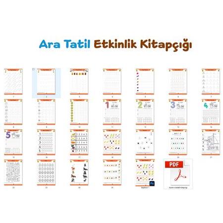 Okul Öncesi Ara Tatil Etkinlik Kitapçığı