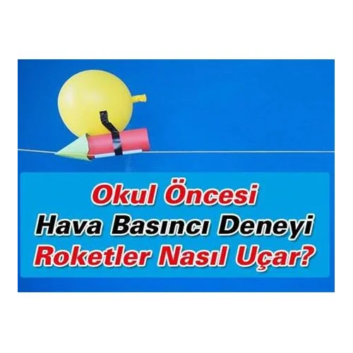 Hava Basıncı Deneyi - Roketler Nasıl Uçar?