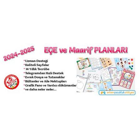 2024 2025 Maarif Okul Öncesi Modeli 5 6 Yaş Günlük Planları