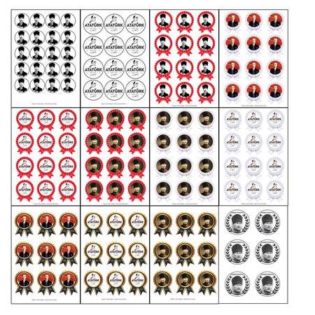 Atatürk Rozetleri Kalıbı Yüksek Çözünürlüklü