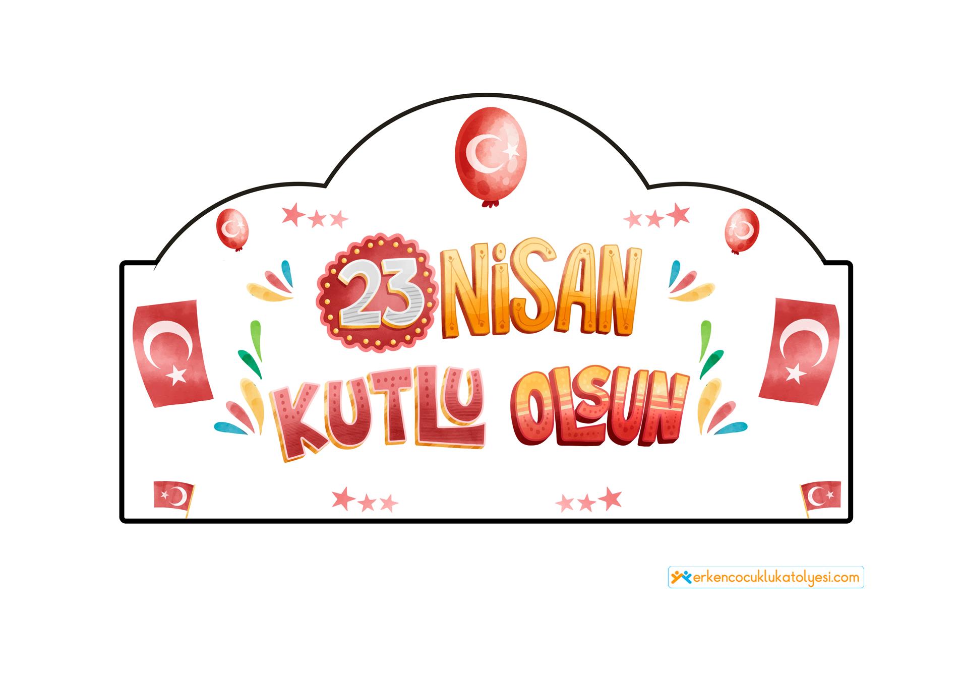 23 nisan taç kalıbı