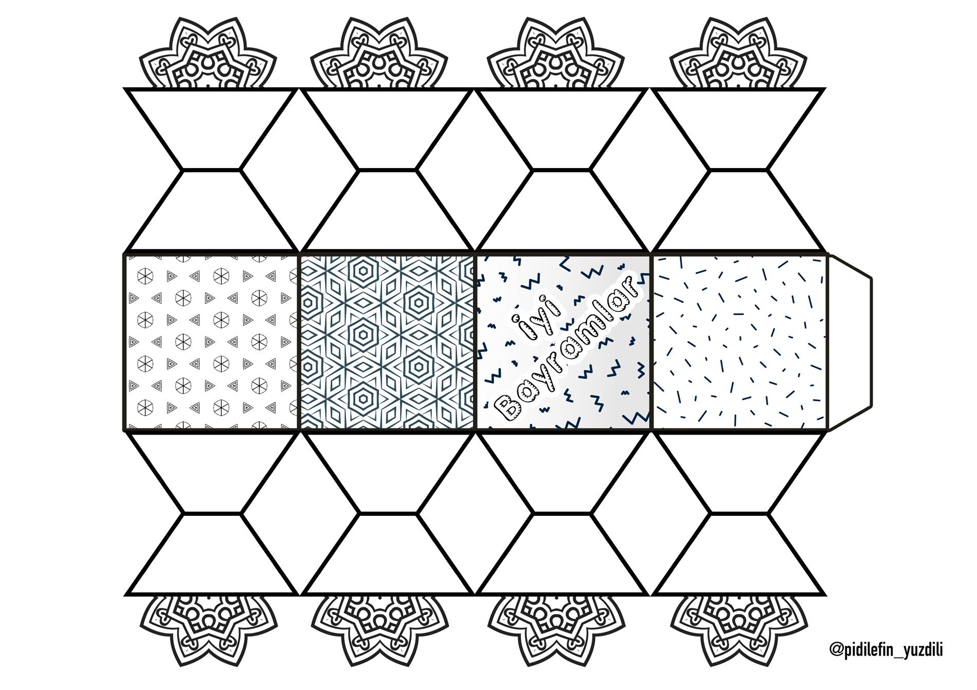 renksiz şeker kalıbı