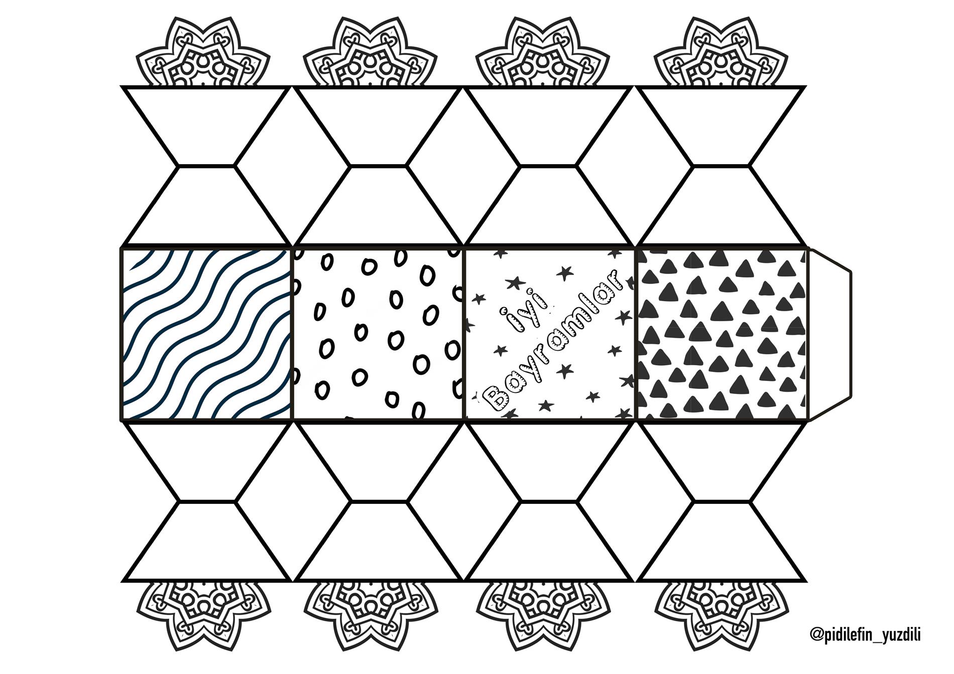 ramazan şekeri kalıbı anaokulu