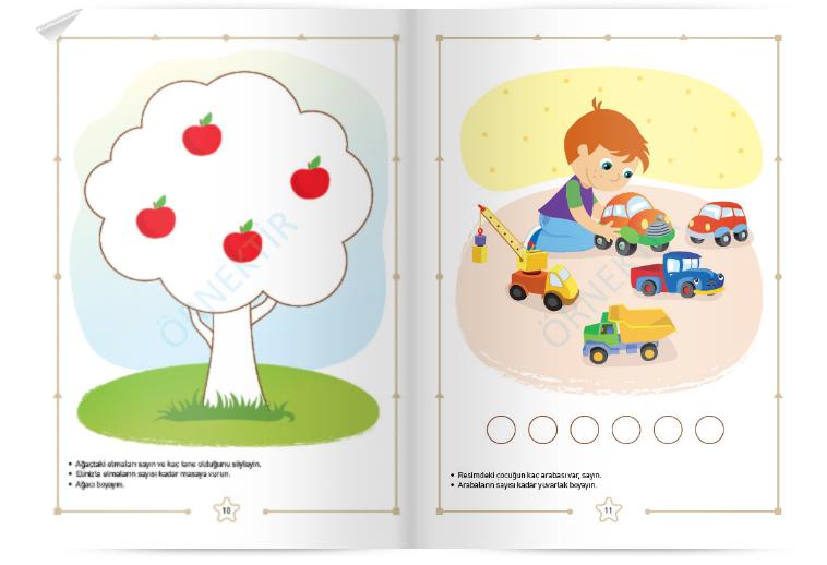 4 Yas Sayilar Ve Sekiller Kitabi Ya Pa Yayincilik Okul Oncesi Destek