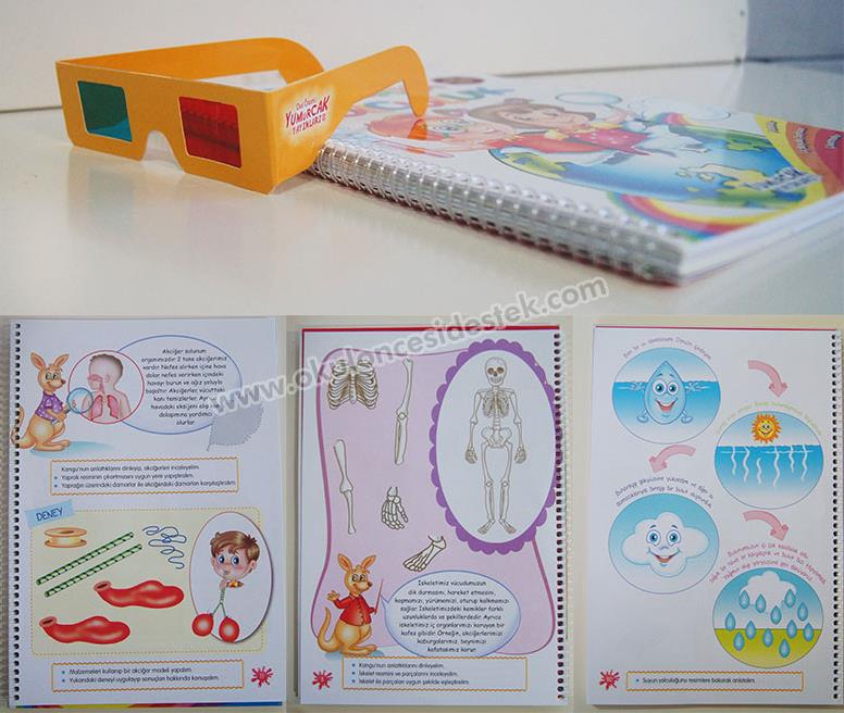 Fen Doga Bilim Deney Kitabi 3d Gozluk Okul Oncesi Destek