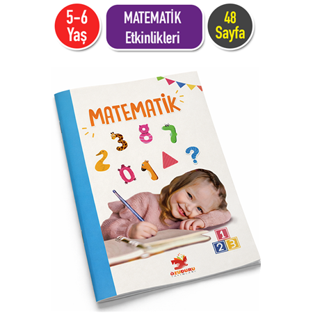 Okul Öncesi Matematik Etkinlik Kitabı 5 6 yaş - 2025 Basım