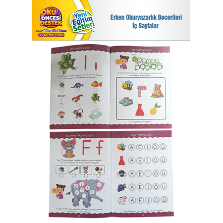 Erken Okuryazarlık Becerileri 5 6 Yaş Okuma Yazma Hazırlık