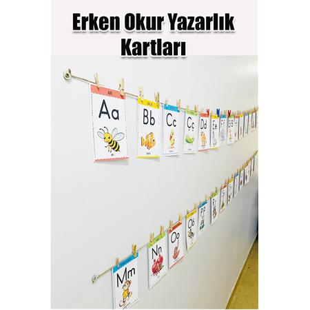 Erken Okur Yazarlık Harf Kartları