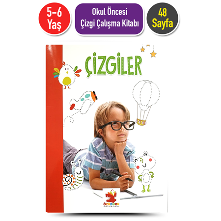 5 6 Yaş Okul Öncesi Çizgi Çalışmaları Kitabı 2025 Basım