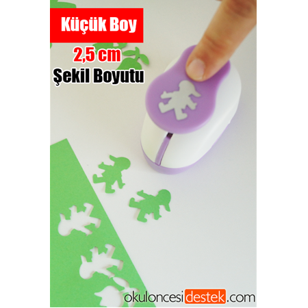 Erkek Çocuk Şeklinde Küçük Boy 2,5cm Şekilgeç Bigpoint