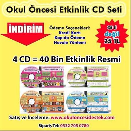 Önce Okul Öncesi Etkinlik Cd Seti