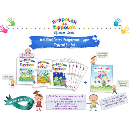 Hoppalak İle Zıppalak Eğitim Seti (5 Yaş ve Üzeri)