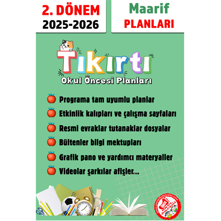 2. Dönem Tıkırtı MAARİF Modeli Planlar ve Etkinlik Dosyaları 2025-26