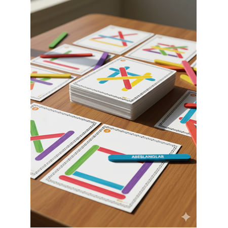 Abeslang Dikkat Algı Geliştirme Kartları "Dil Çubuğu"