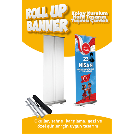 Taşınabilir Rolup Banner
