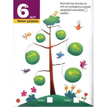 Eolo 3 Yaş Çocuklara Sayılarla Etkinlikler Matematik Kitabı