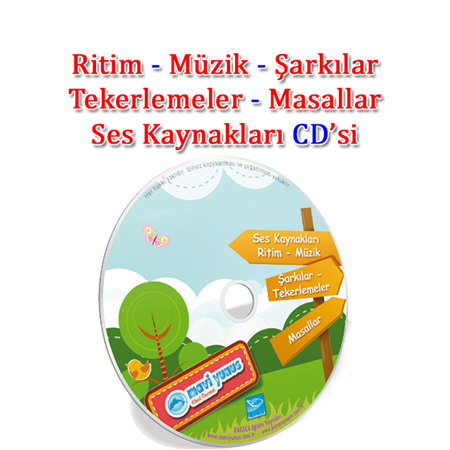 Ritim-Müzik-Şarkılar-Tekerlemeler-Ses Kaynakları CD'si