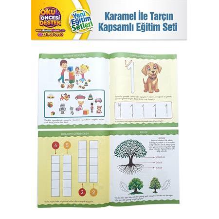 Karamel İle Tarçın 3-4 Yaş Kapsamlı Eğitim Seti 2025 Basım