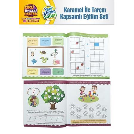 Karamel İle Tarçın 3-4 Yaş Kapsamlı Eğitim Seti 2025 Basım
