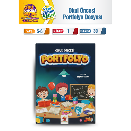 5 6 Yaş Okul Öncesi Portfolyo Dosyası Yeni Basım
