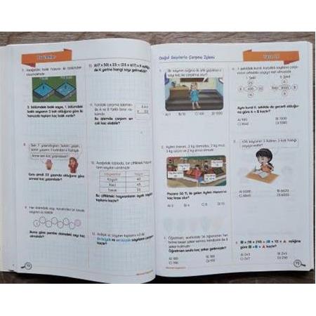 4.Sınıf Matematik Ders Pusulam Çalışma Kitabı