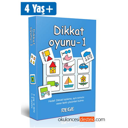 Rege 3 Yaş ve Üzeri Çocuklar İçin Dikkat Oyunu - 1
