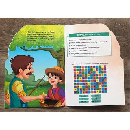 3 - 6 Yaş Dev Şekilli Masallar Seti (8 Kitap)